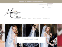 Tablet Screenshot of maritzasbridal.com